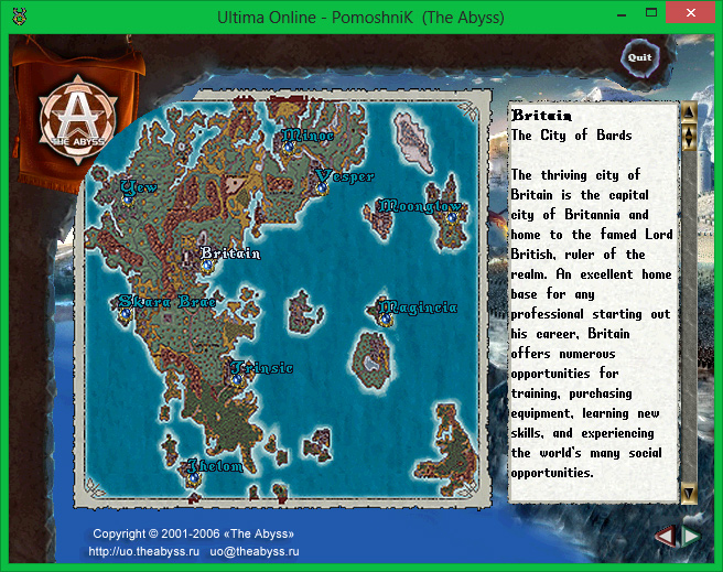 Как создать персонажа в Ultima Online?
